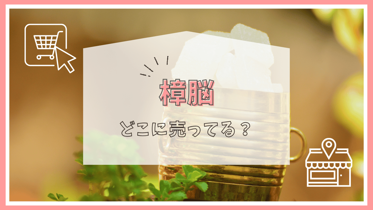 樟脳はどこに売ってる？